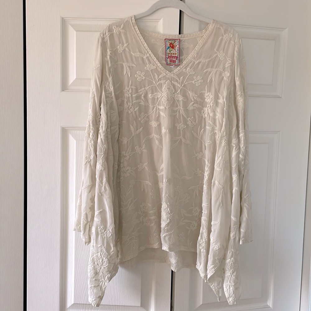 Johnny Was Flowy Blouse